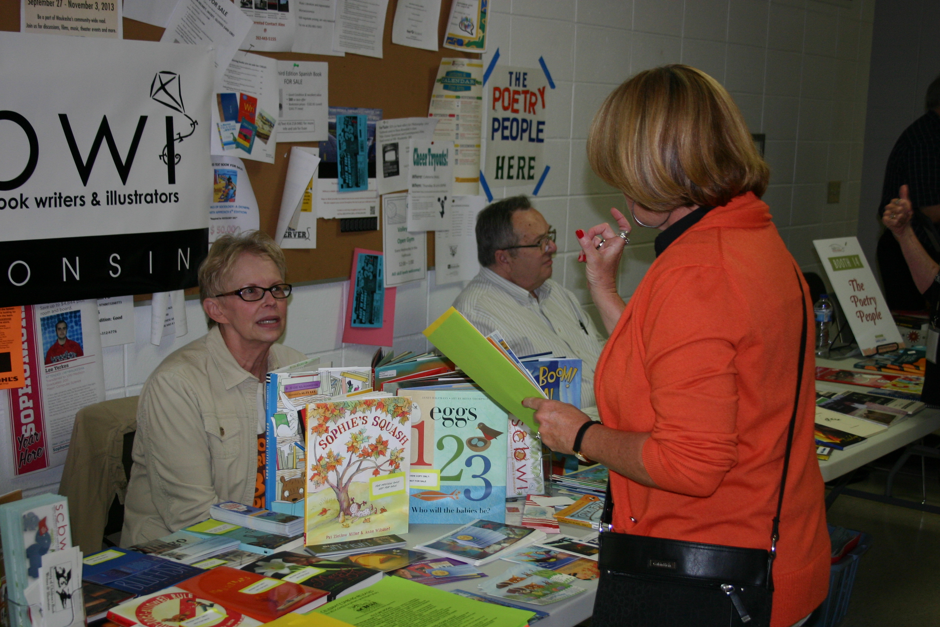 Exhibitors at the 2013 Festival of Books